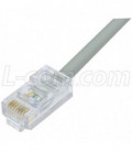 Cat. 5E EIA568 Patch Cable, RJ45 / RJ45, Gray 3.0 ft