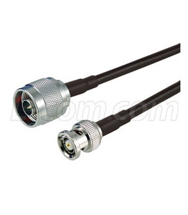 Cable CA-195 de 50 cms con conectores BNC macho a N Macho