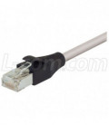 Double Shielded 26 AWG Stranded Cat 5E RJ45/RJ45 Patch Cord 3.0 Ft