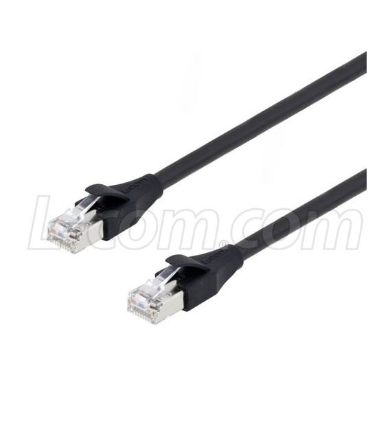 Category 5e Braid Shielded High Flex Ethernet Cable, RJ45 / RJ45, 1.0m
