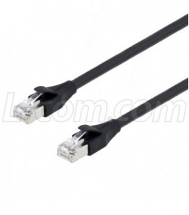 Category 5e Braid Shielded High Flex Ethernet Cable, RJ45 / RJ45, 1.0m