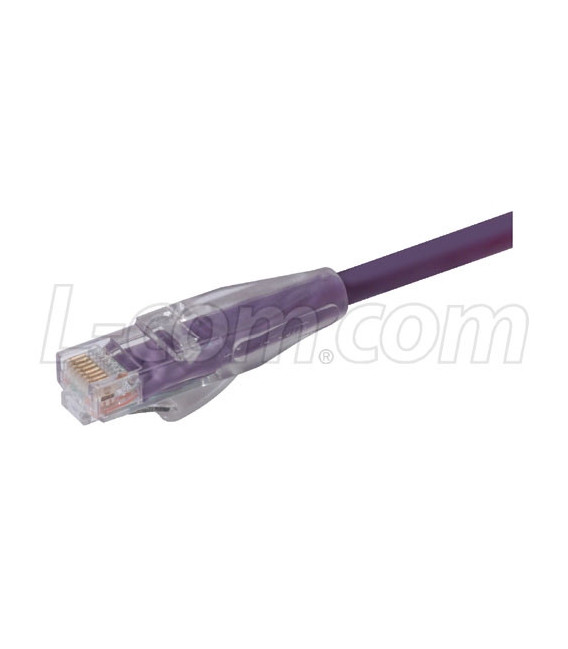 Premium Category 5E Patch Cable, RJ45 / RJ45, Violet 80.0 ft