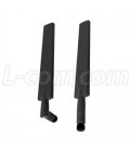 2.4-2.5 GHz and 5.1- 5.8 GHz Dual Band Rubber Duck Antenna