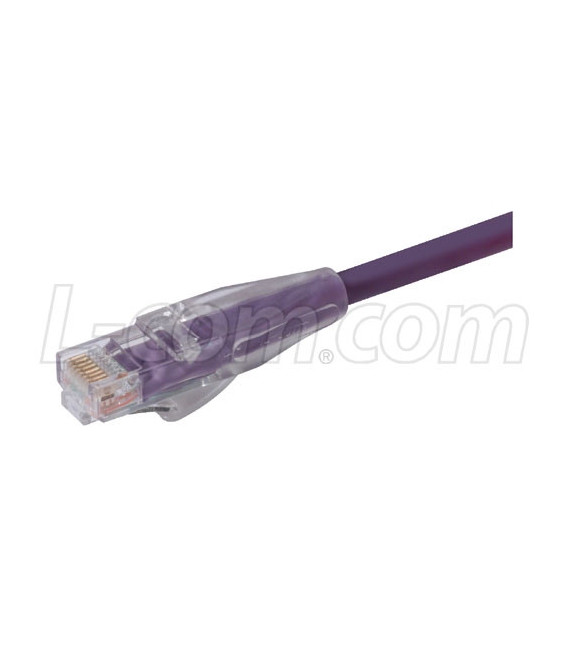 Premium Category 5E Patch Cable, RJ45 / RJ45, Violet 100.0 ft