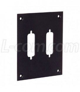 Universal Steel Sub-Panel with Two DB15/HD26 holes