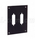 Universal Steel Sub-Panel with Two DB15/HD26 holes