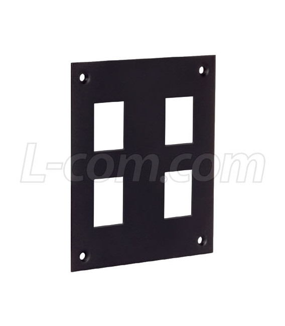 Universal Steel Sub-Panel with Four Keystone Openings