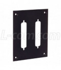 Universal Steel Sub-Panel with Two DB25/HD44 holes