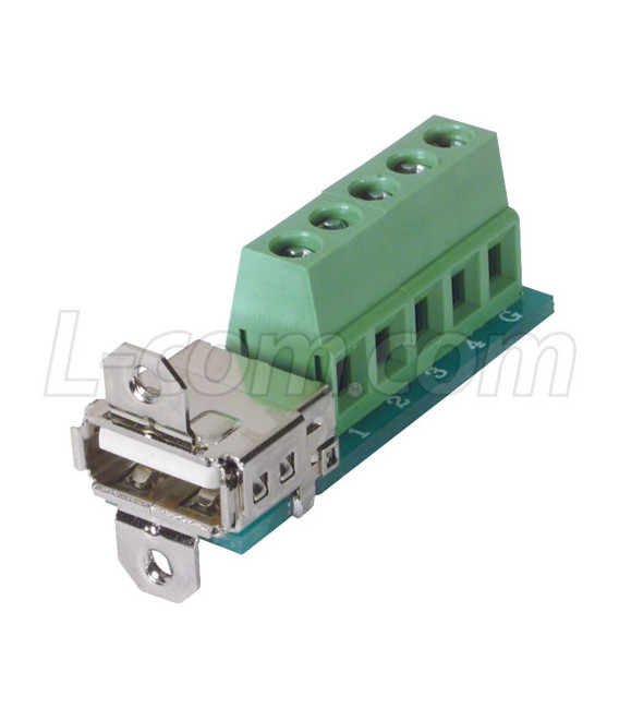 USB Type A Female Field Termination Connector