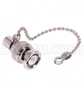 Protective Chained Cap Terminator, BNC 50 Ohm