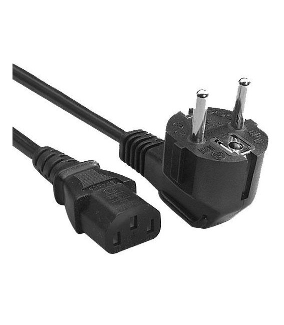 Cable 1.2 mtrs Euro Schuko plug to IEC 320 C13 female