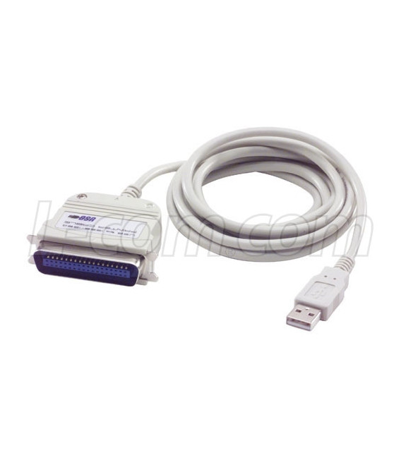 USB to (IEEE 1284) Printer Port Converter Cable 6.0ft