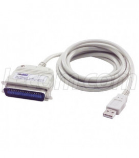 USB to (IEEE 1284) Printer Port Converter Cable 6.0ft