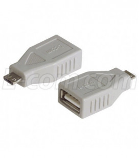 USB Adapter, Micro B Male / Standard A Female