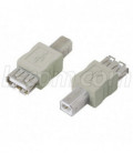 USB Adapter, Type A Female / Type B Male