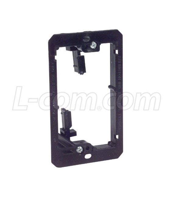 Wall Plate Mounting Bracket for Class 2 Wiring, Single Gang