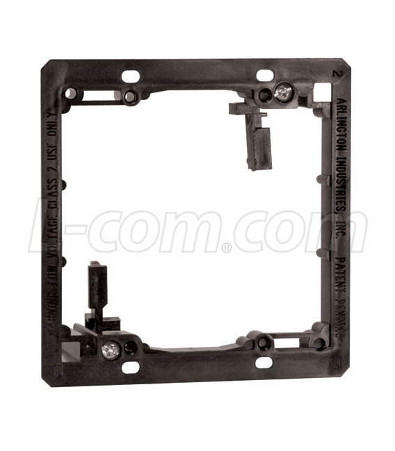 Wall Plate Mounting Bracket for Class 2 Wiring, Dual Gang