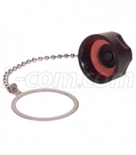 IP67 IND Outlet Cap W/Chain