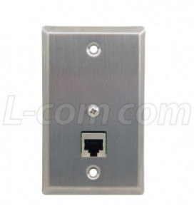 In-Wall Electrical Box Mount 10/100 Base CAT5 Lightning Surge Protector