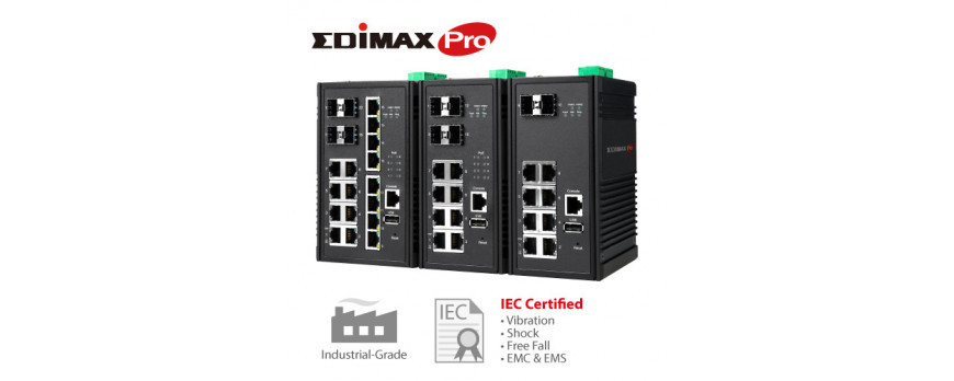 New Robust Industrial-Grade Managed Switch IGS Edimax Pro